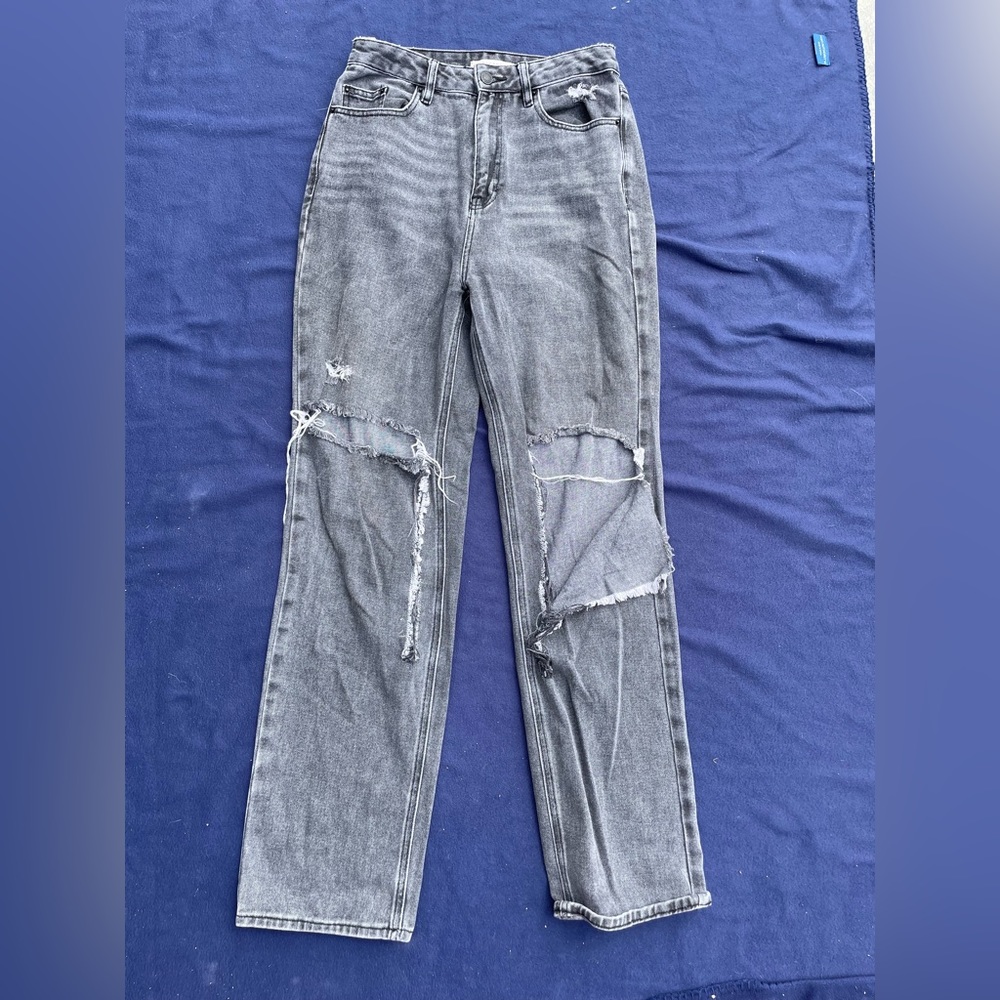 Pacsun black ripped 90s boyfriend jeans